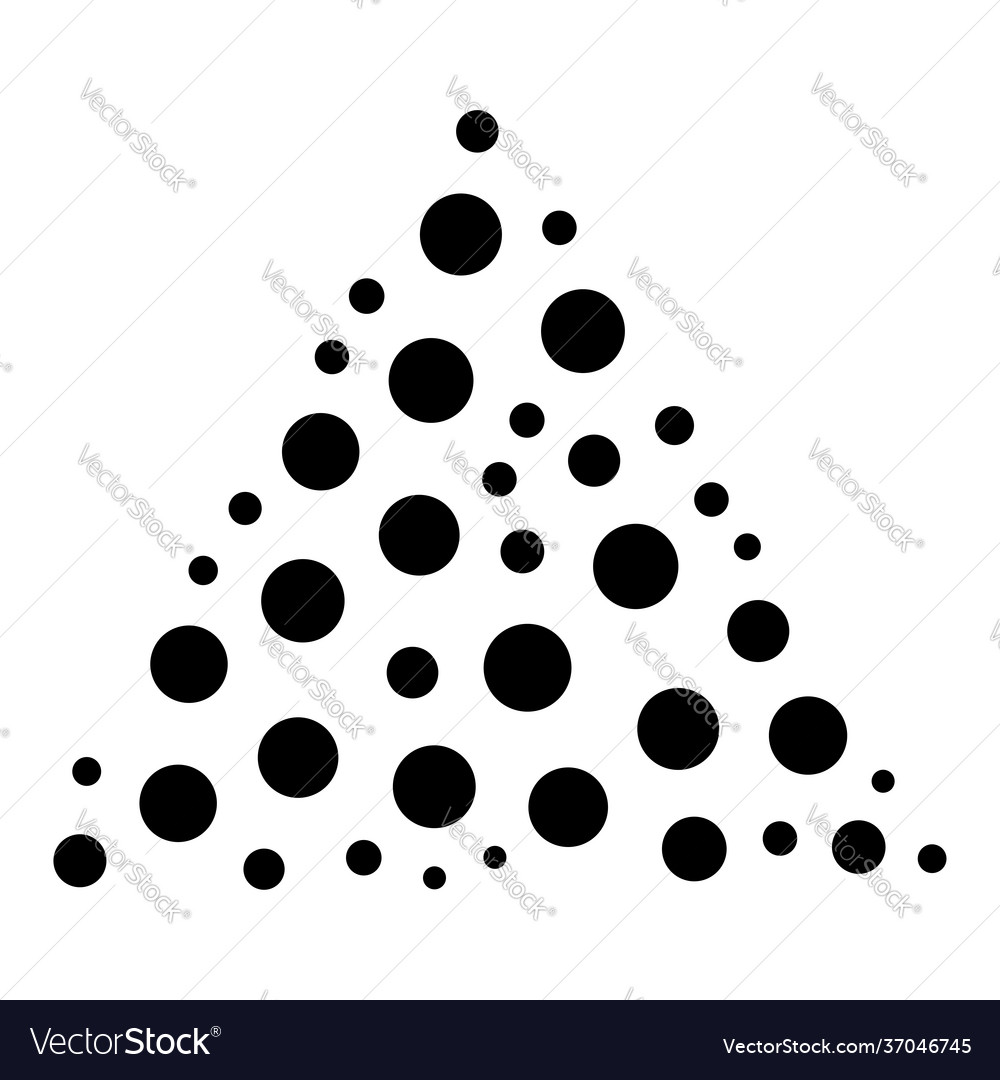 Random dots circles specles dotted design element Vector Image Random dots circles specles dotted design element