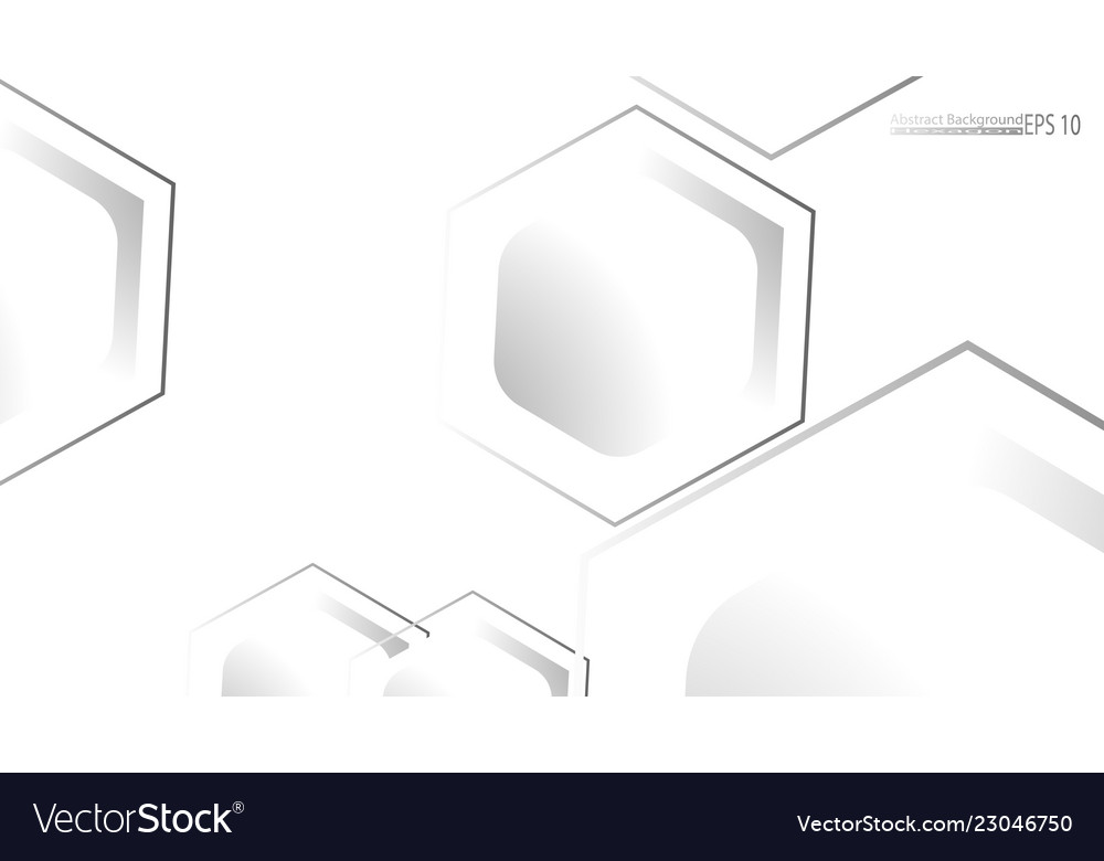 Abstract background concepts of hexagon shapes Vector Image Abstract background concepts of hexagon shapes