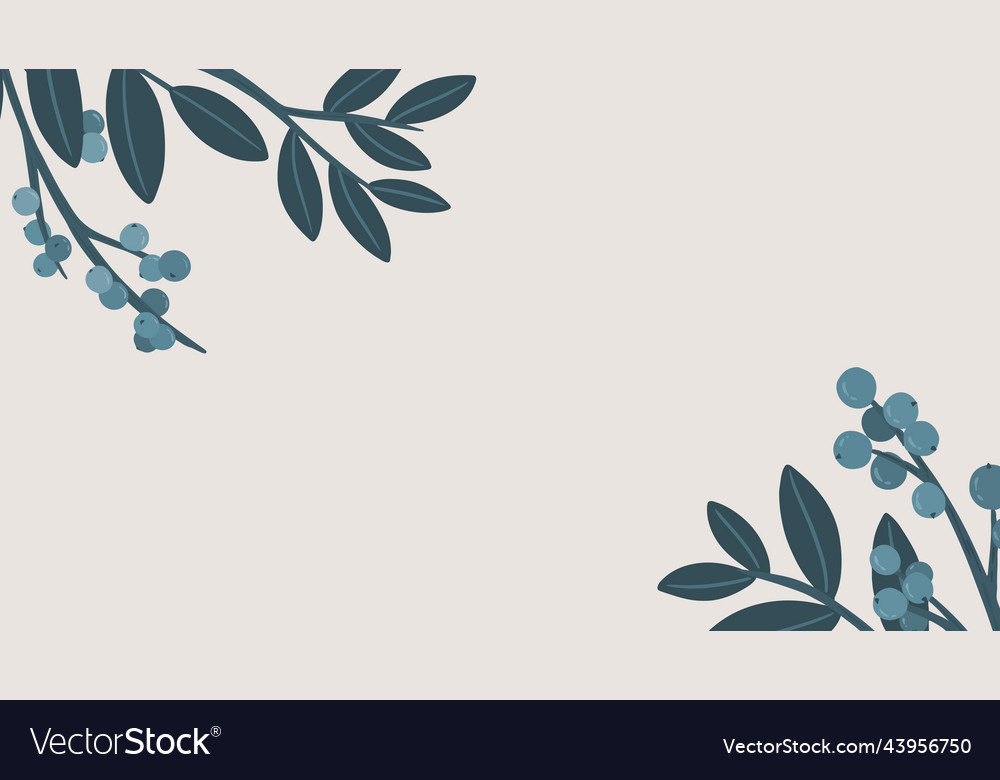 Botanical flower copy space mobile wallpaper vector image Botanical flower copy space mobile wallpaper