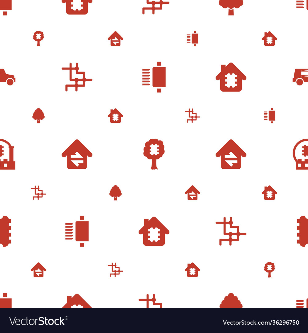 Circuit icons pattern seamless white background