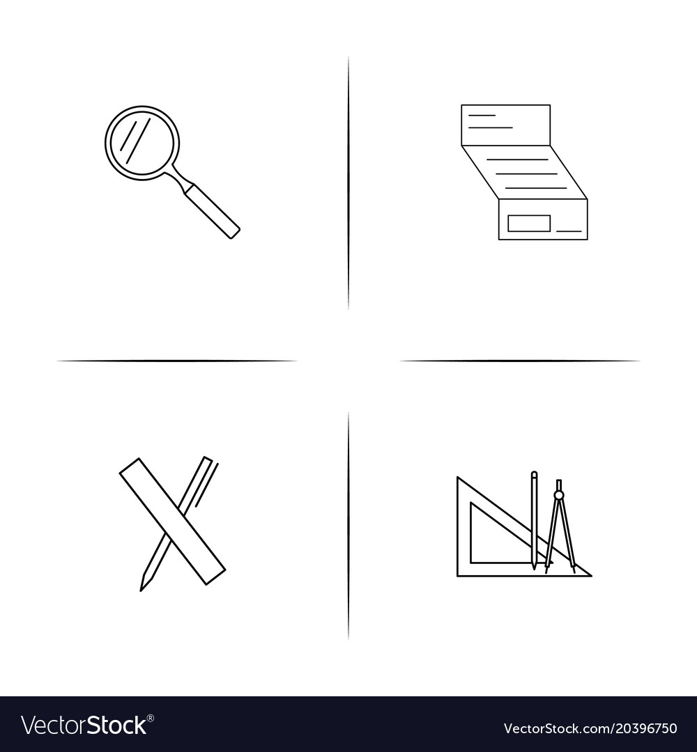 Creative process and design simple linear icon
