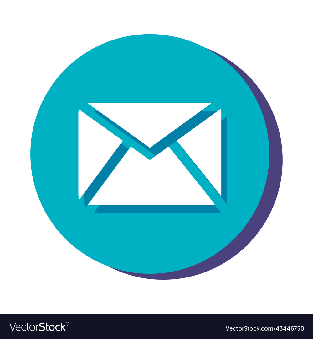 Envelope mail in button