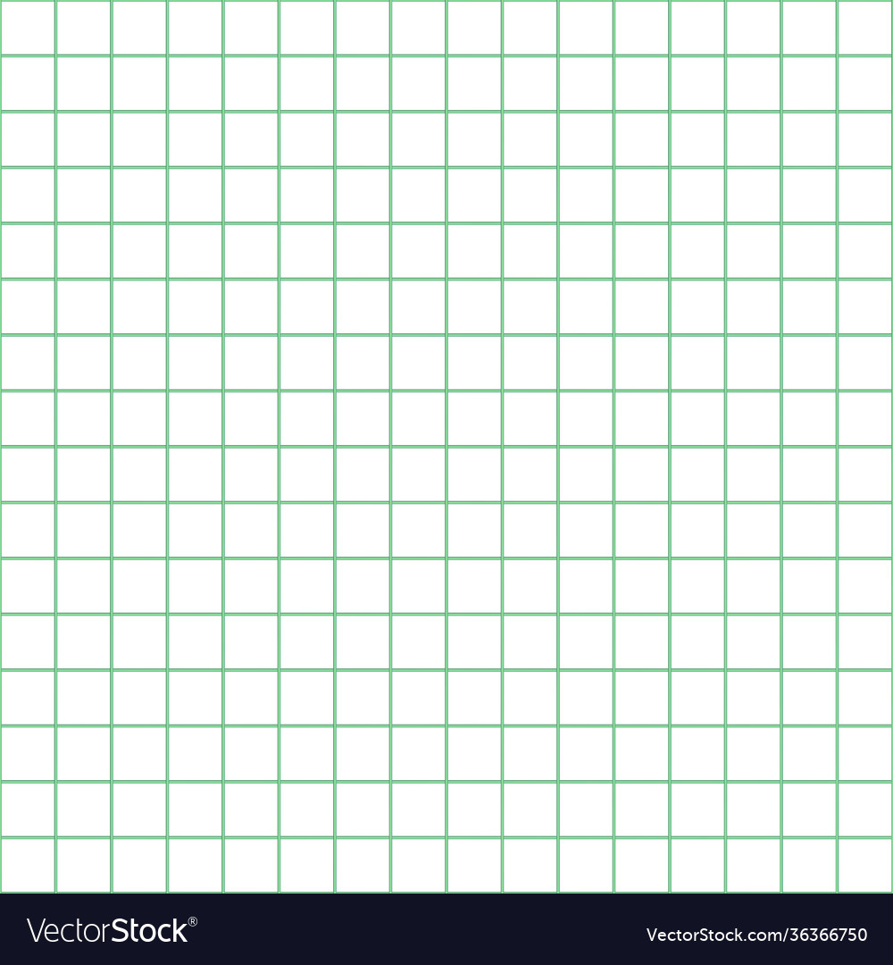 Grid paper abstract squared background with green vector image Grid paper abstract squared background with green