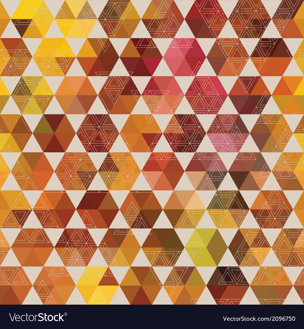 Hexagon background with triangles