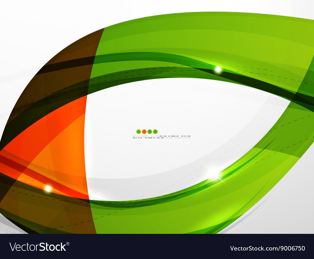 Leaf shape wave abstract background