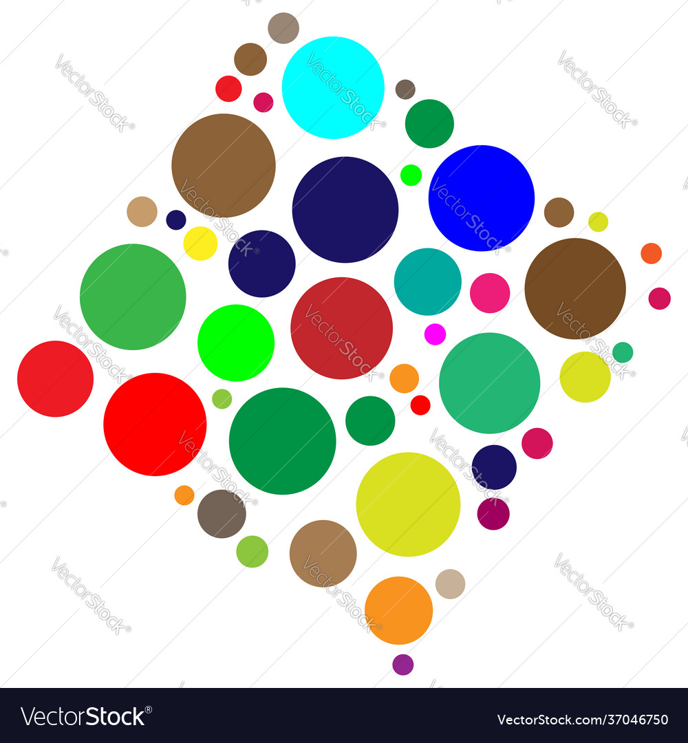Random dots circles specles dotted design element Vector Image Random dots circles specles dotted design element