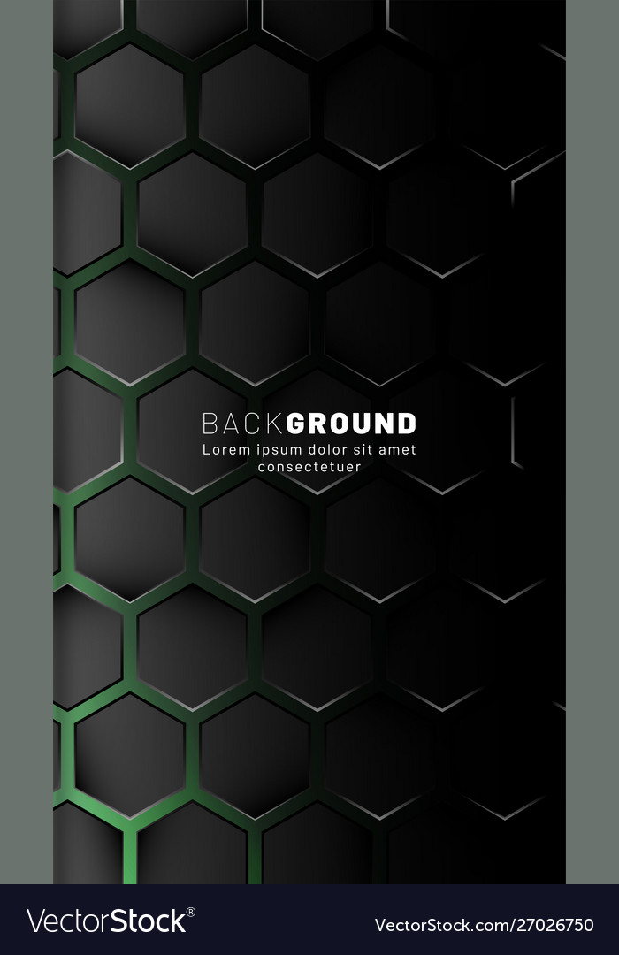 Vertical hexagon background gradient color light Vector Image Vertical hexagon background gradient color light