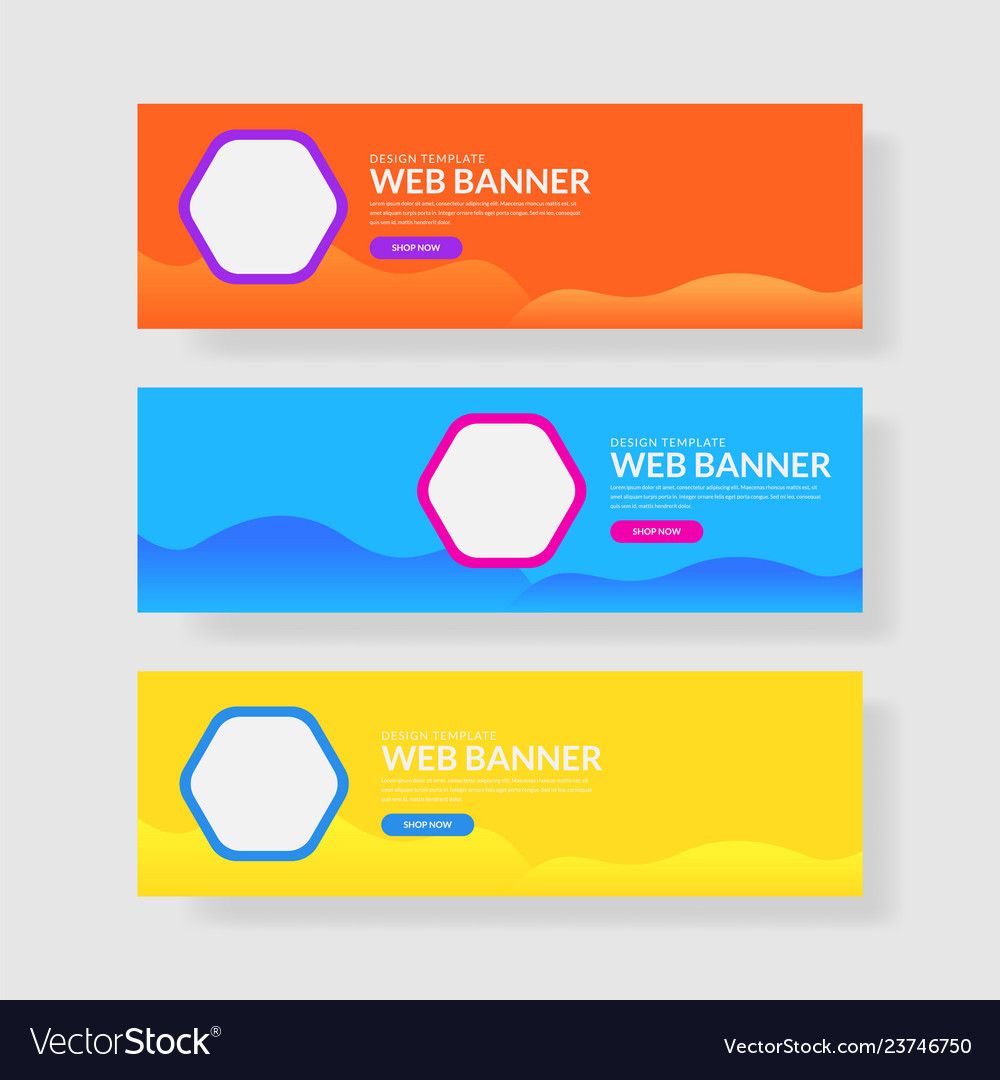 Website banner ui ux Vector Image Website banner ui ux