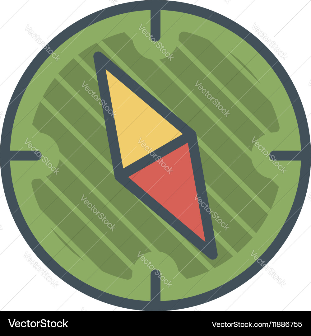 Camping vintage compass icon design Use Royalty Free Vector