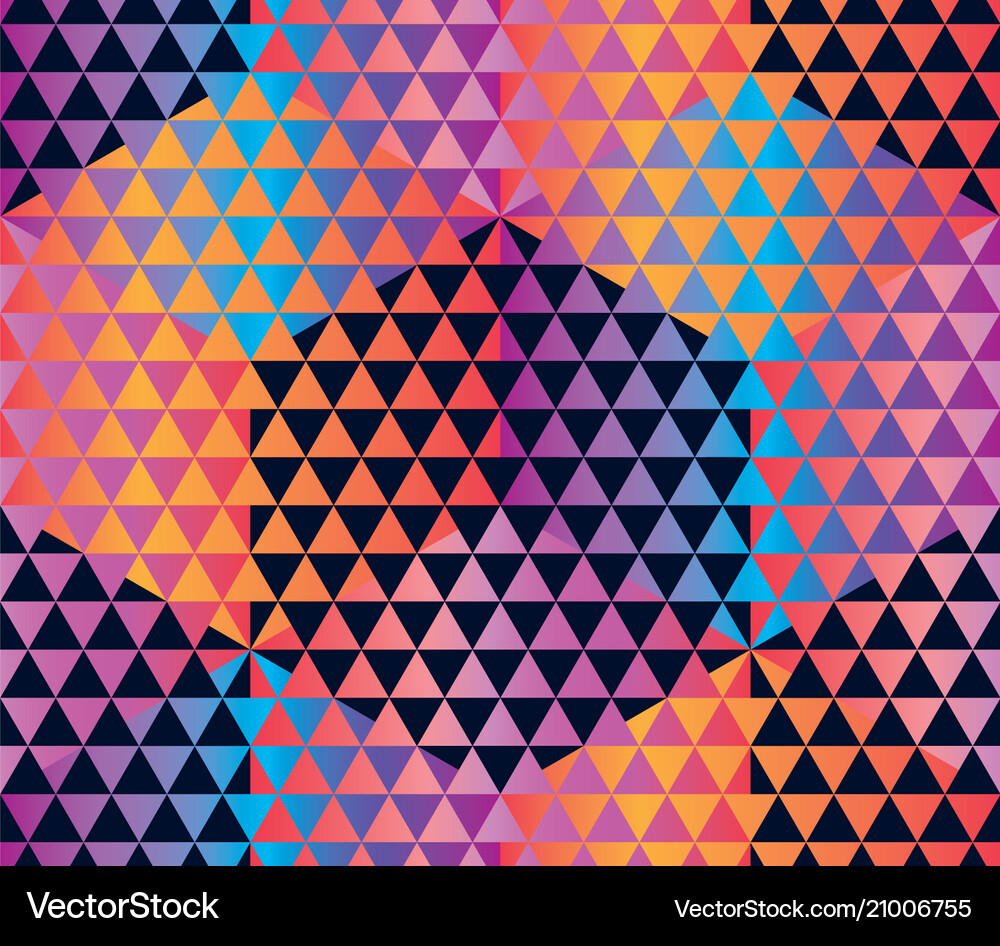 Concept hexagon geometric seamless pattern Vector Image