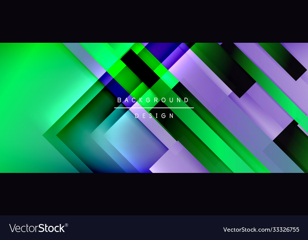 Dynamic lines on fluid color gradient trendy vector image Dynamic lines on fluid color gradient trendy
