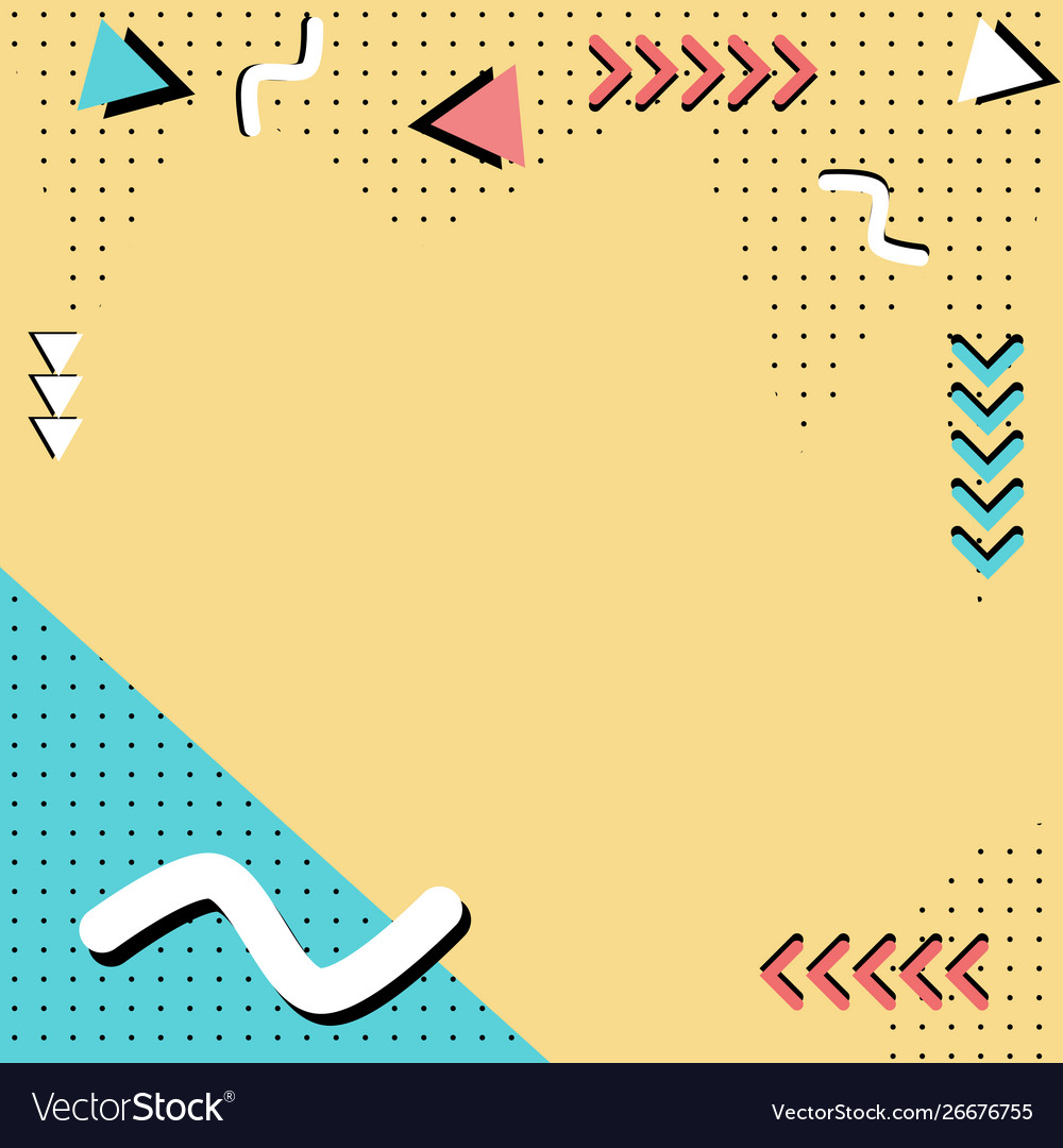 Memphis pattern styles background