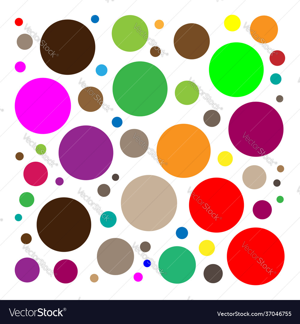 Random dots circles specles dotted design element Vector Image Random dots circles specles dotted design element
