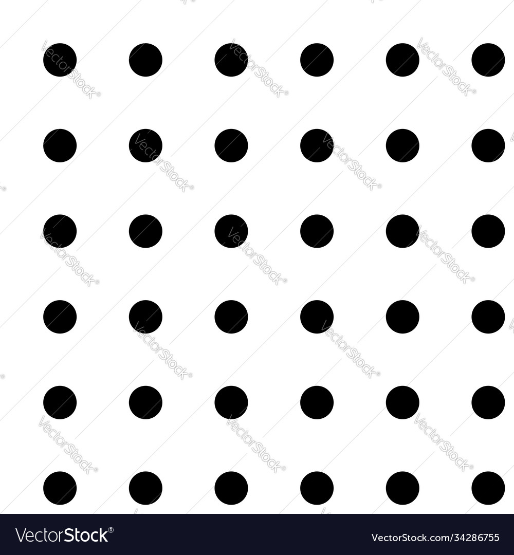 Repeatable halftone dots dotted polkadots pattern vector image Repeatable halftone dots dotted polkadots pattern