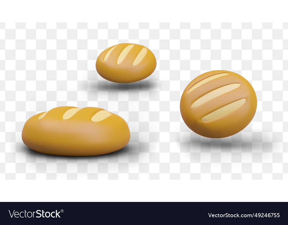 Round yeast bread with cuts object front