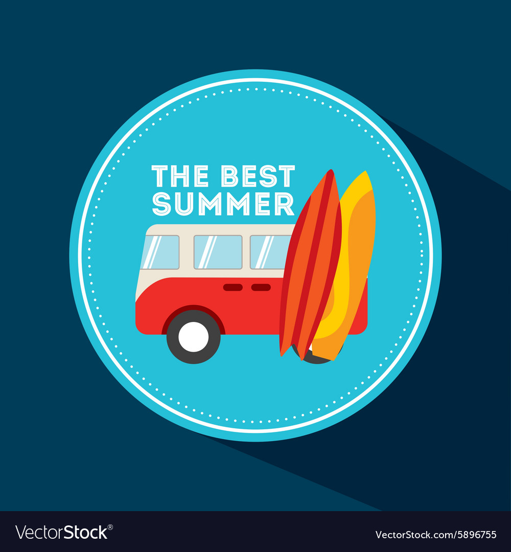 Summer vacations Royalty Free Vector Image - VectorStock