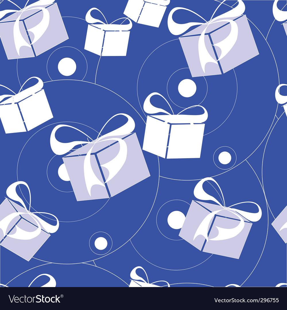 Xmas presents seamless pattern