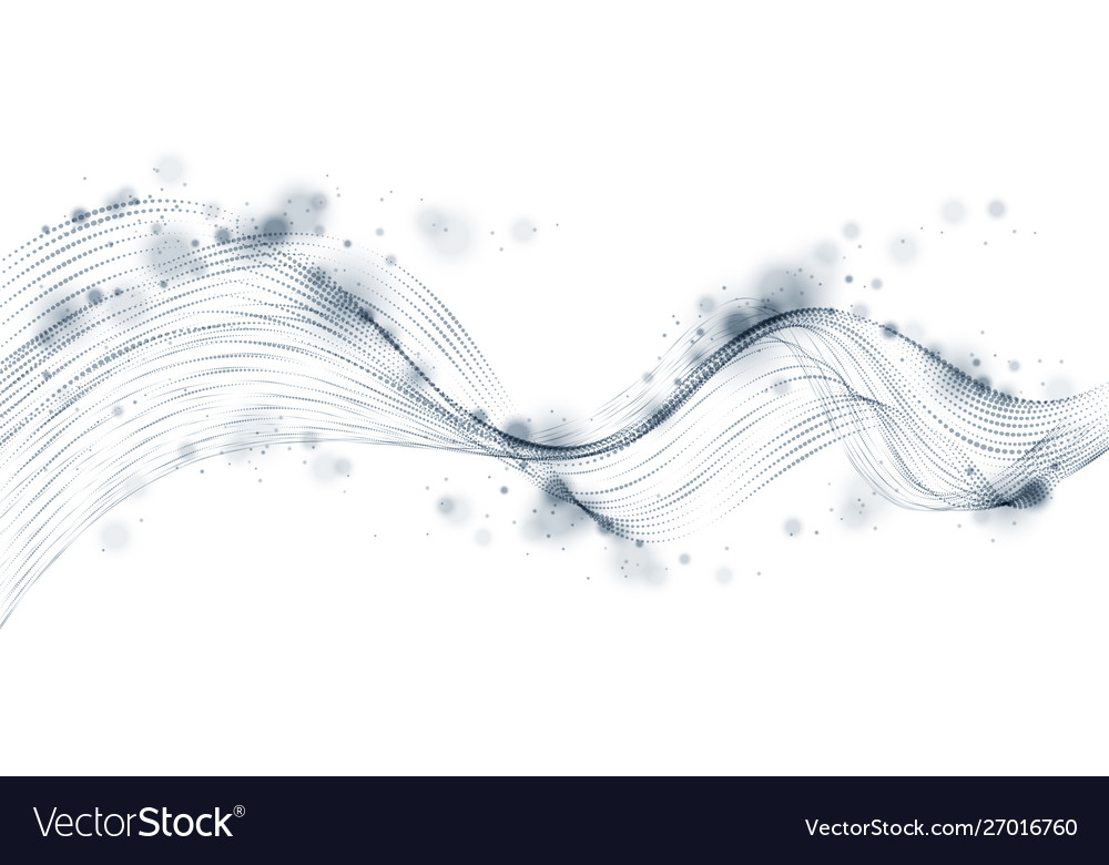 Abstract background with wave flowing vector image Abstract background with wave flowing