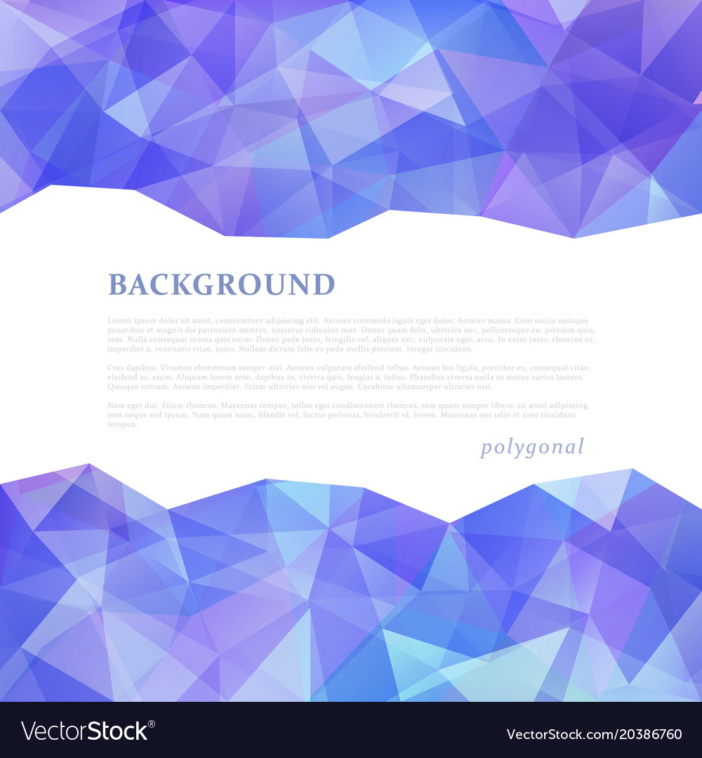 Abstract triangular banner