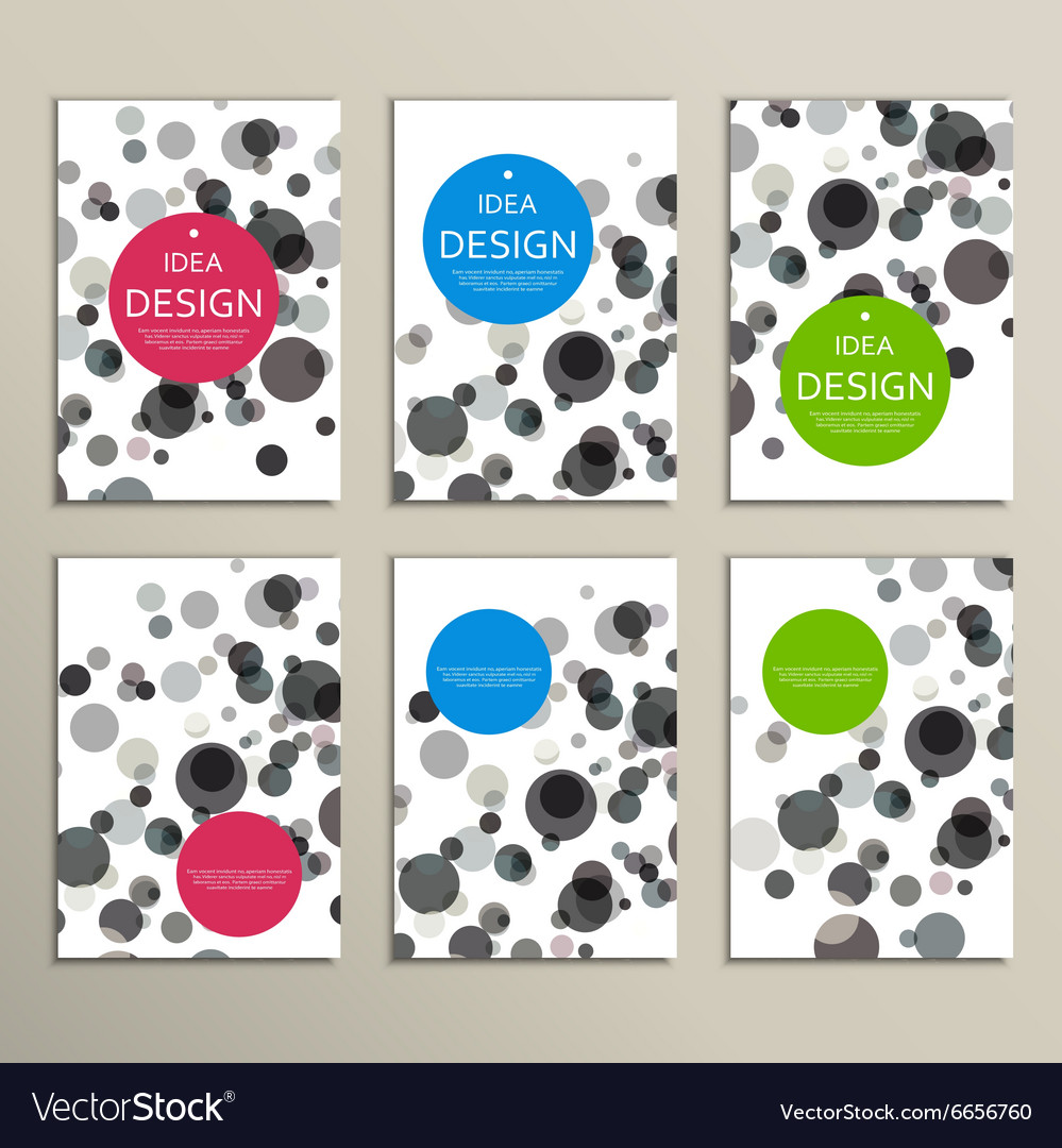 Background with color bubbles for your
