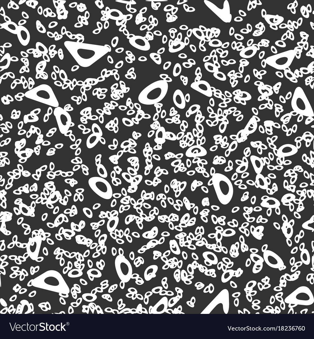 Circle abstract bio chain pattern