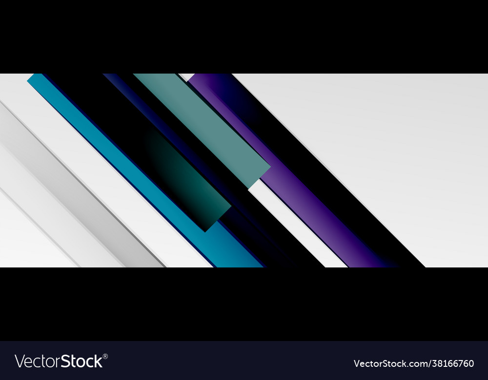 Multicolored lines background design template Vector Image Multicolored lines background design template