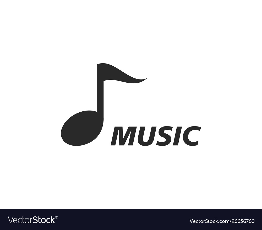 Music note icon Royalty Free Vector Image - VectorStock