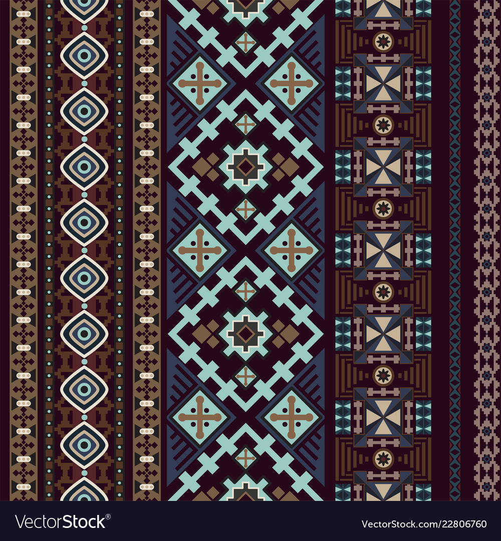 Ornamental seamless pattern ethnic