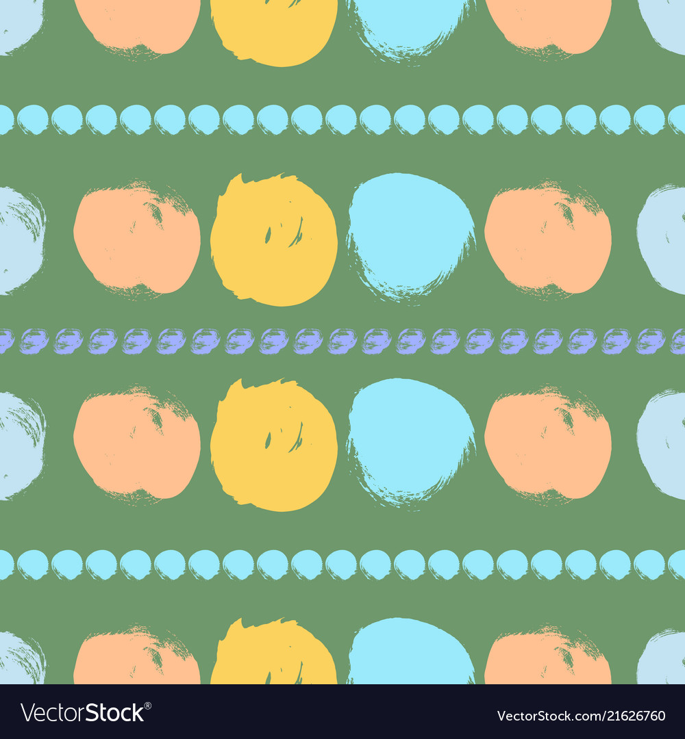 Seamless colorful pattern with circles