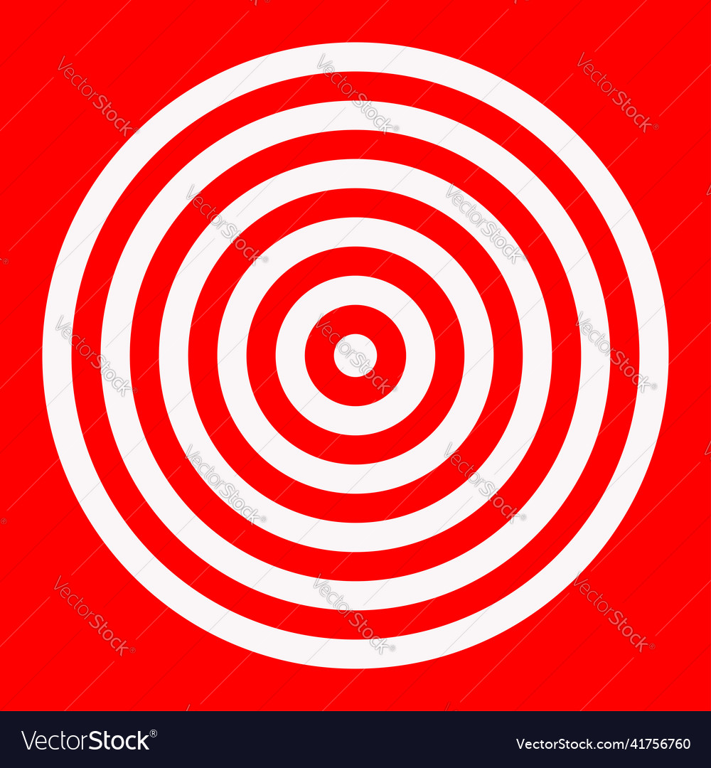 Simple radial radiating and concentric circles