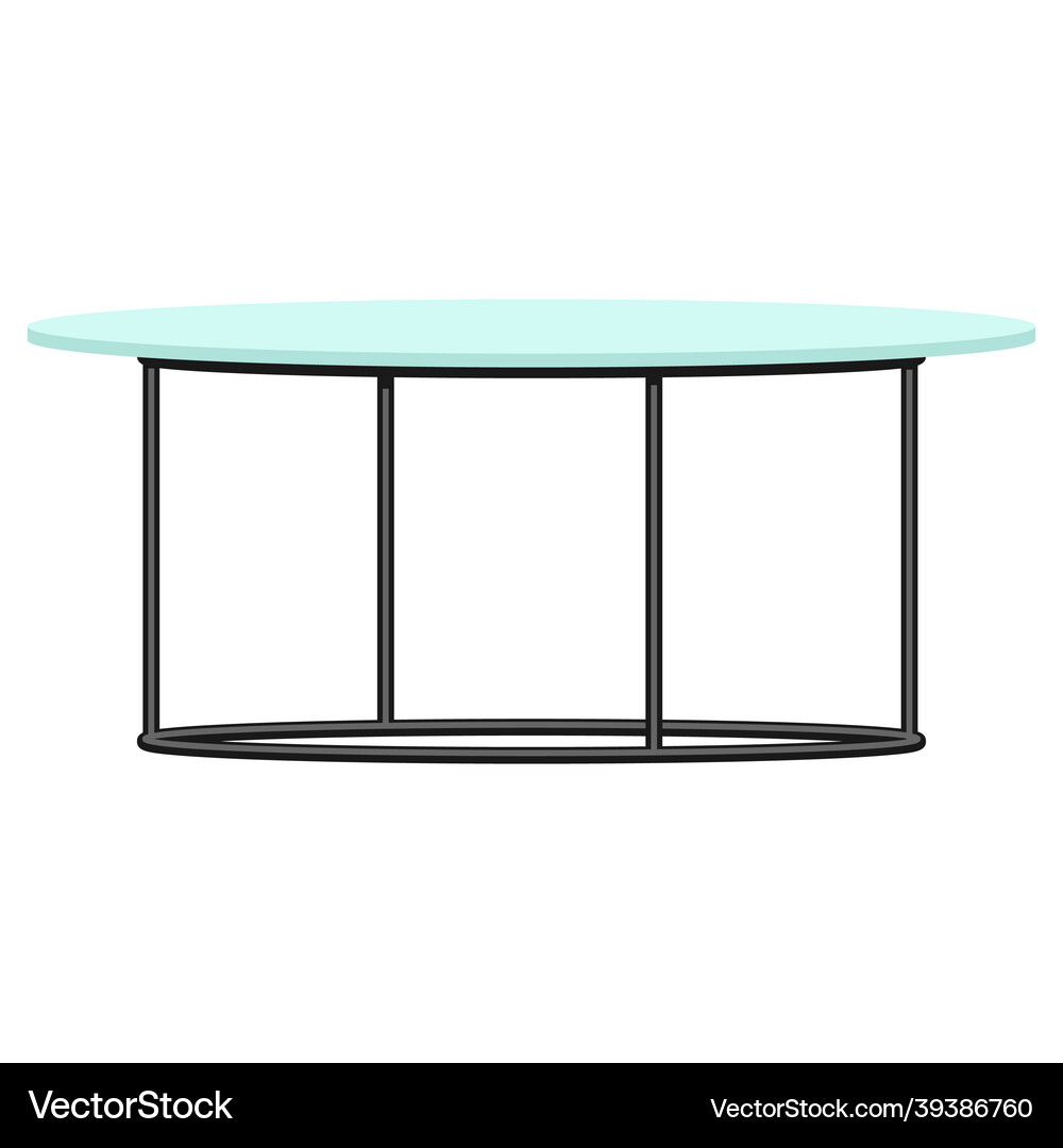 Table interior object and home Royalty Free Vector Image