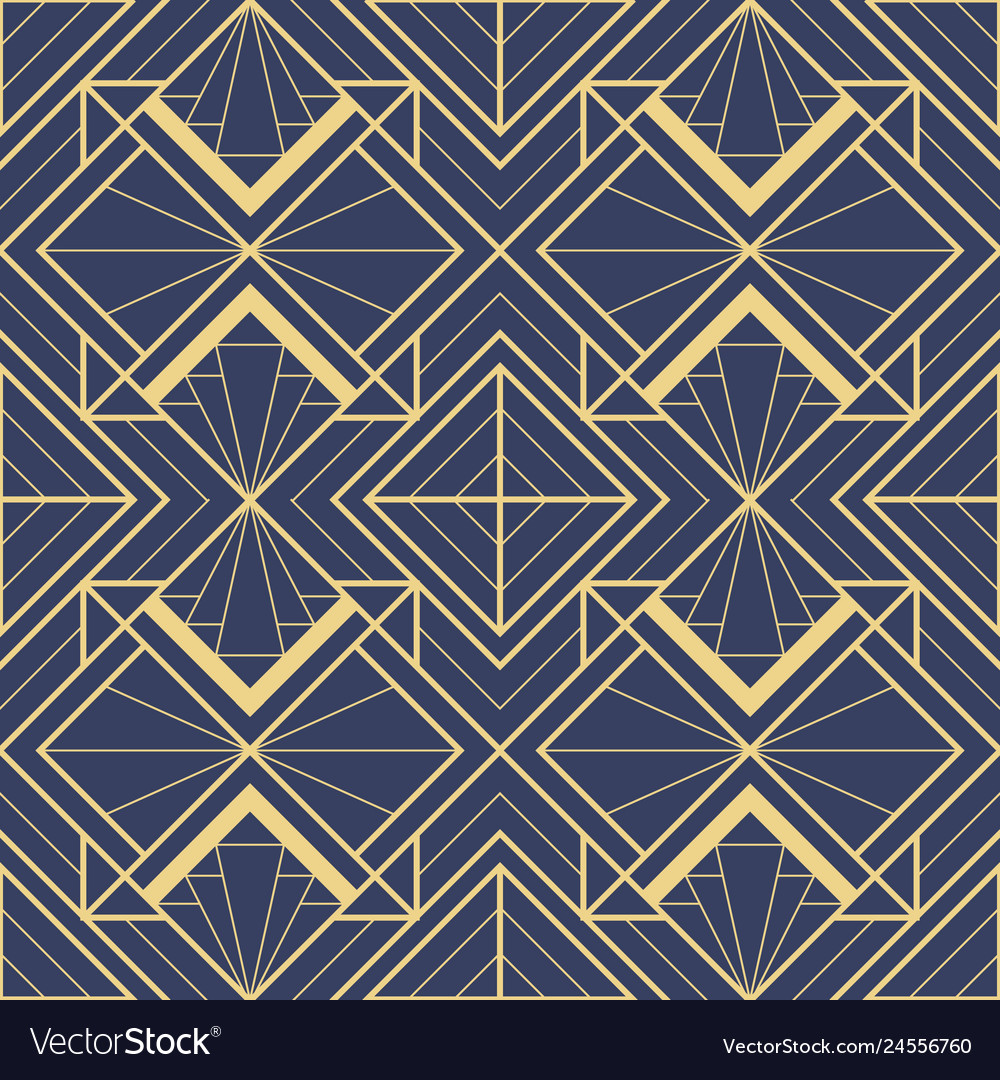 Template Abstract Art Deco Blue Cs6 Royalty Free Vector