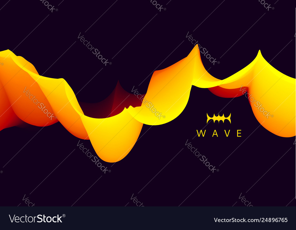 3d wavy Hintergrund mit dynamischer Wirkung abstrakt