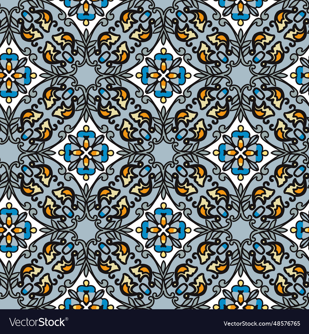 Azulejos seamless pattern