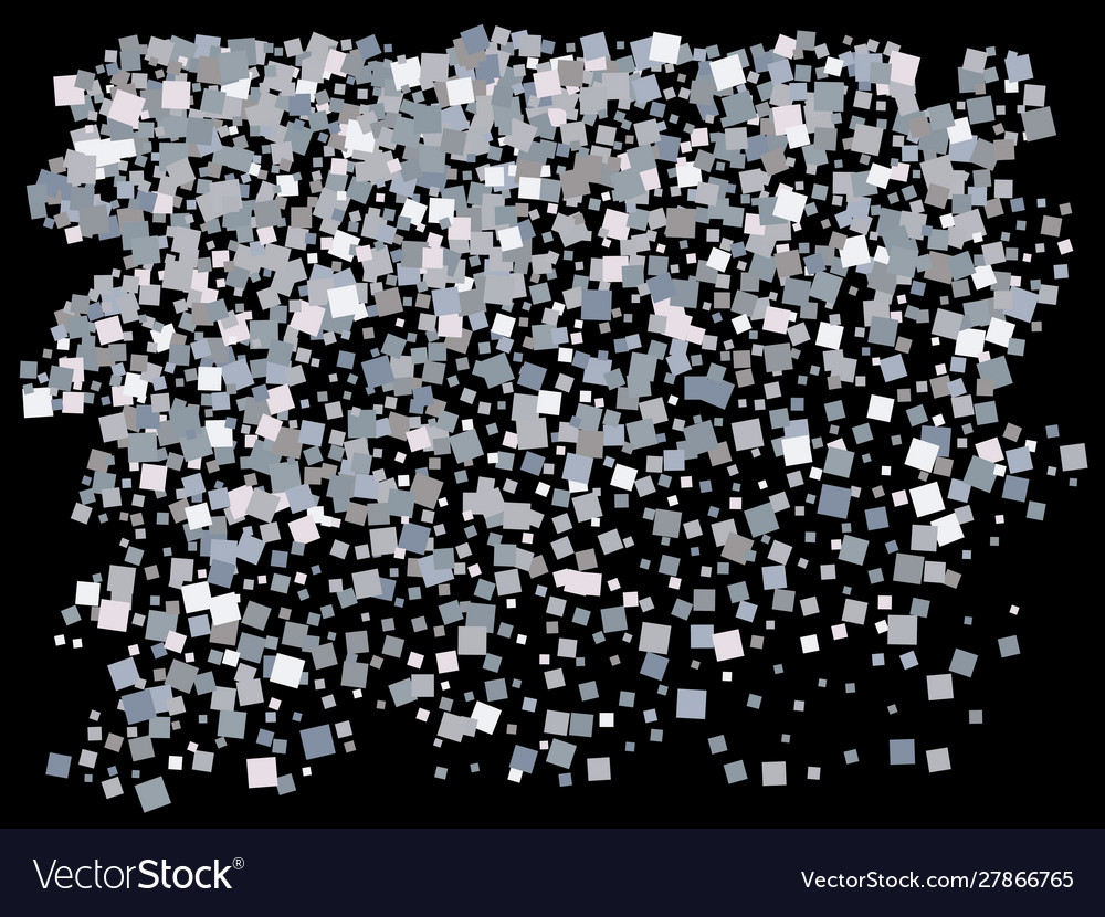 Chaotic confetti on black background eps10