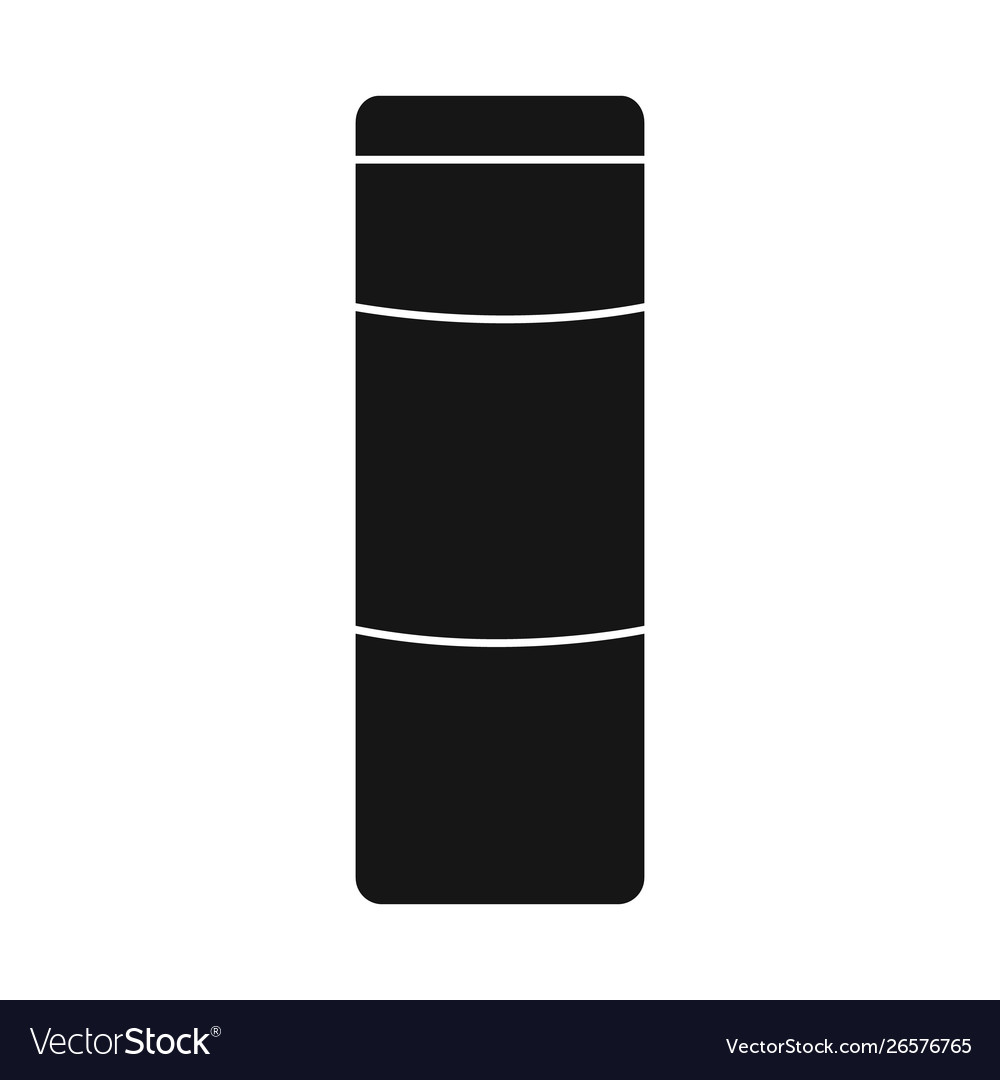 Isolated object package and snack symbol set