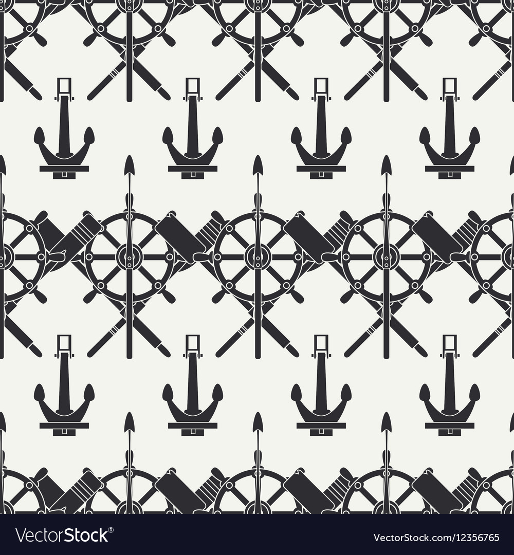 Line nautical seamless background pattern