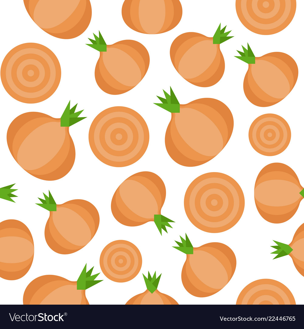 Onion seamless pattern flat design for use