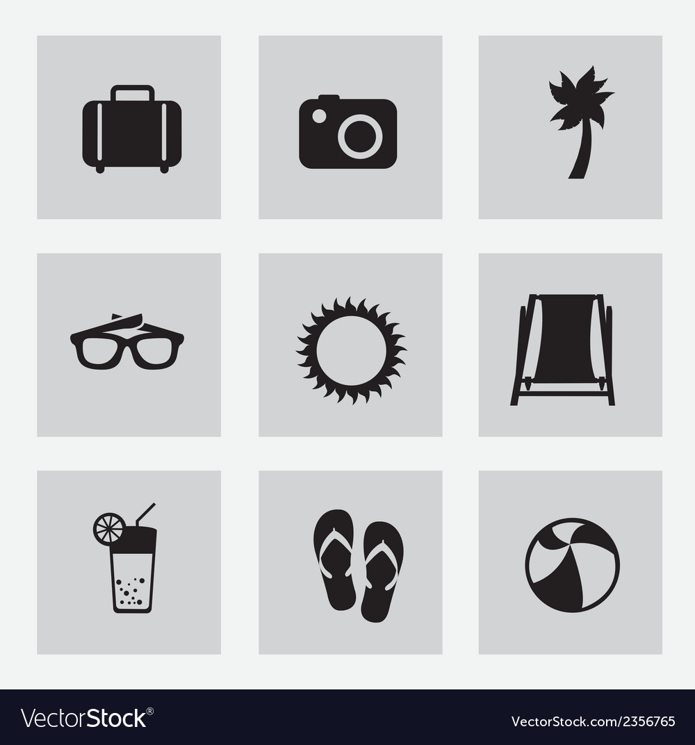 Summer design over white background