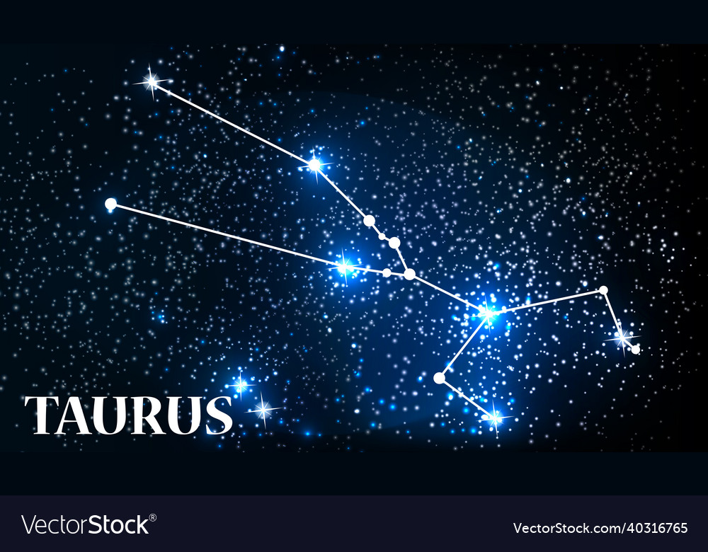 Symbol taurus zodiac sign Royalty Free Vector Image