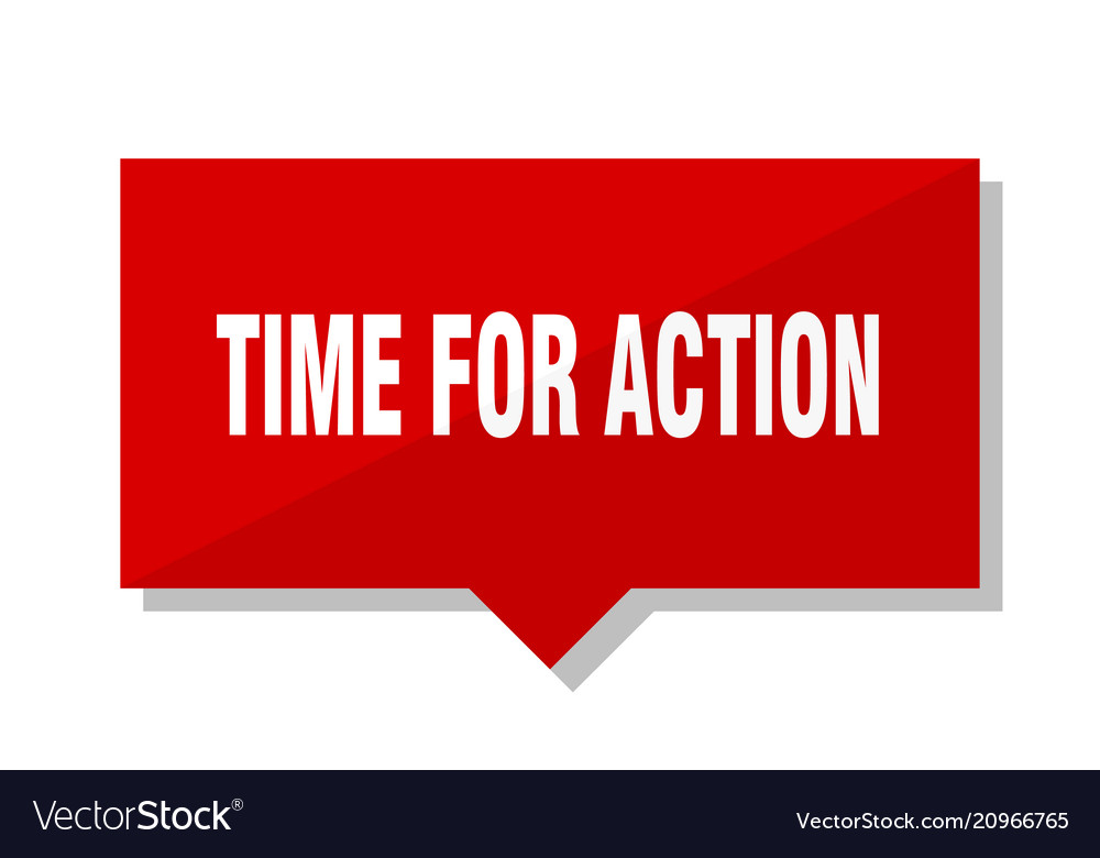 Time for action red tag