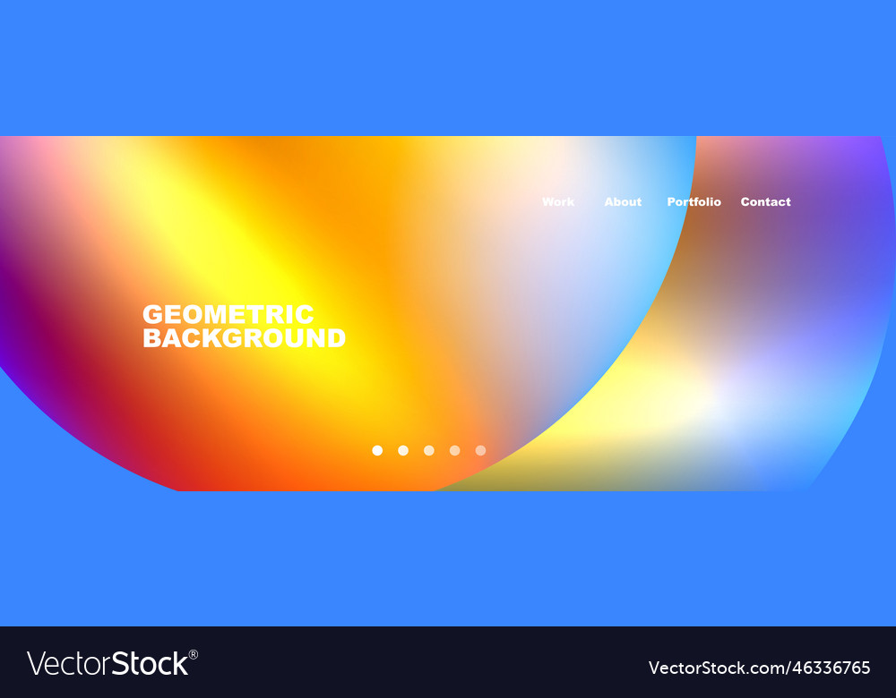 Trendy simple circle gradient abstract background