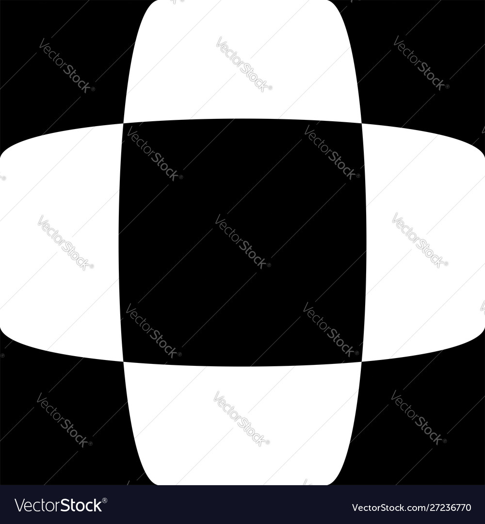 3d bulging convex globular protuberant distortion vector image 3d bulging convex globular protuberant distortion