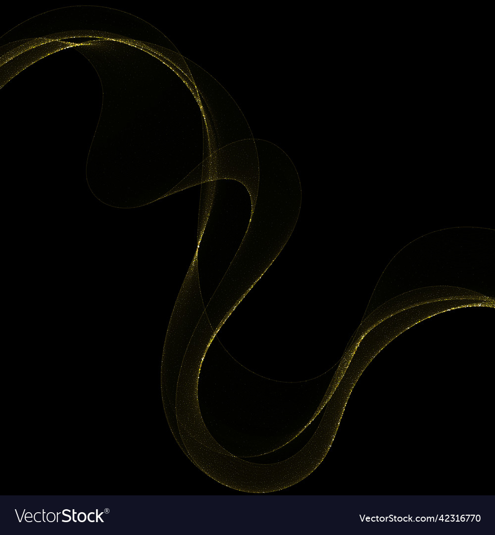 Abstract background design with golden lines vector image Abstract background design with golden lines