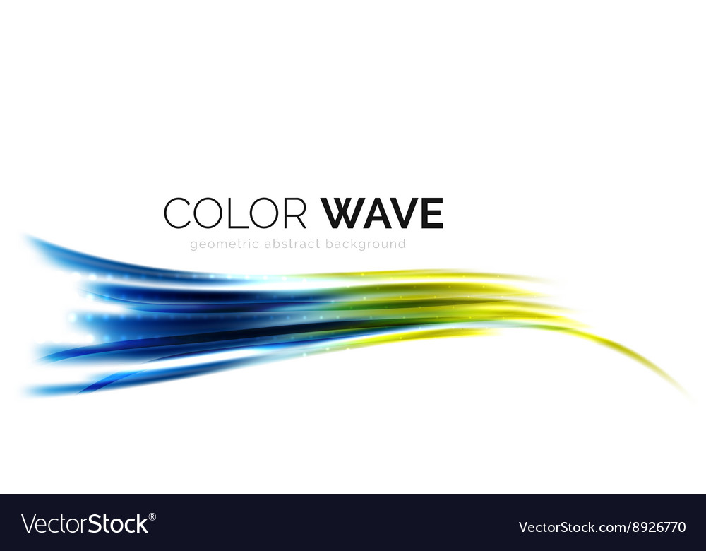 Abstract Color Wave Background