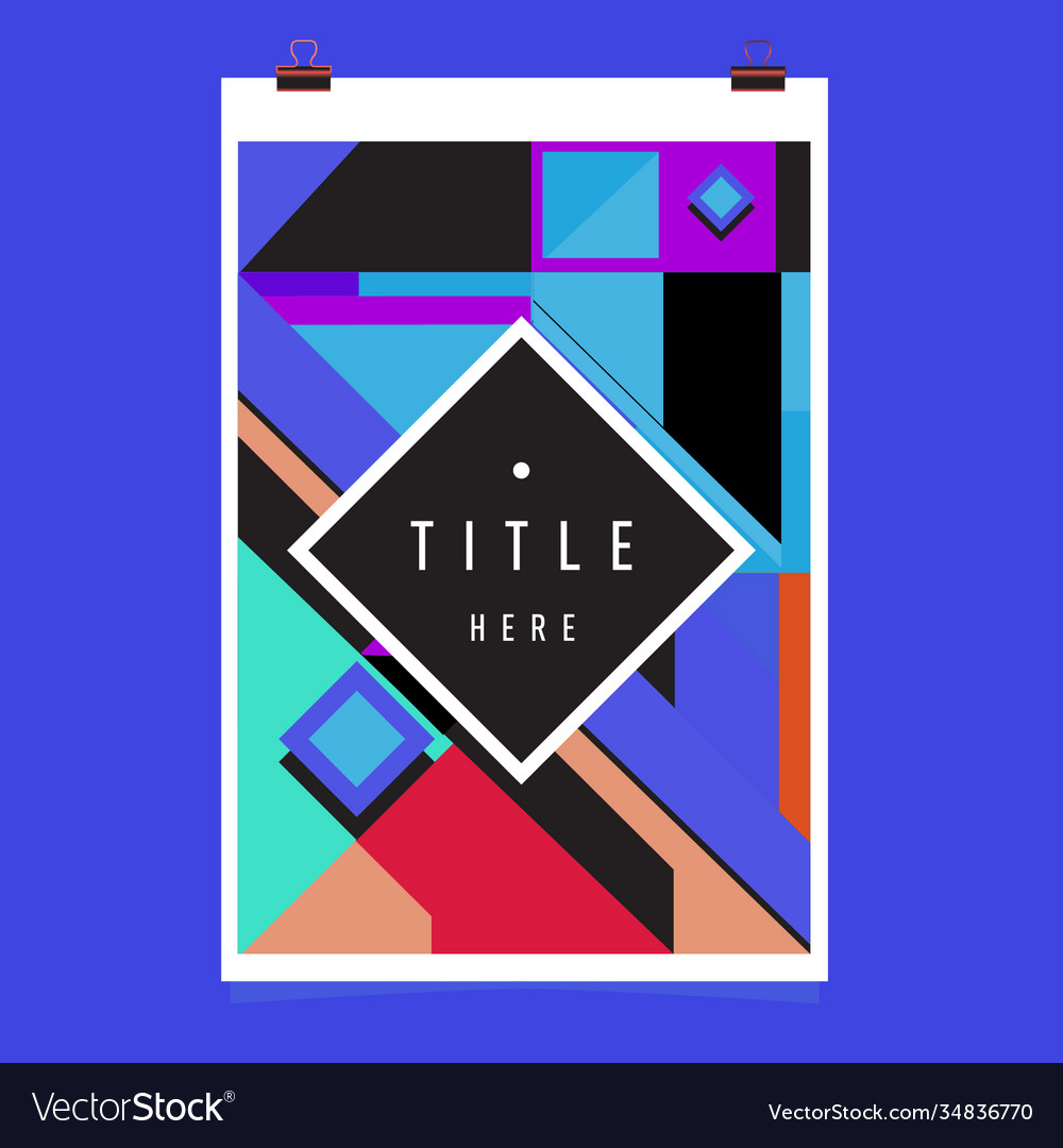 Abstract colorful geometric pattern background