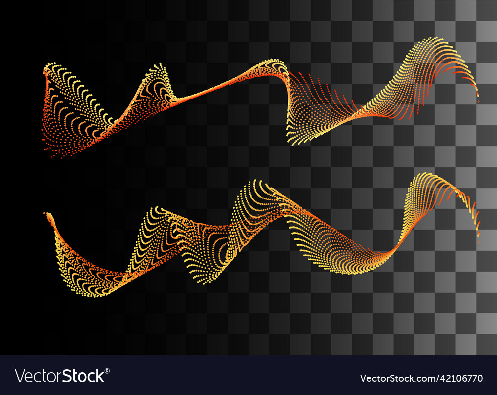 Abstract design element golden color effect
