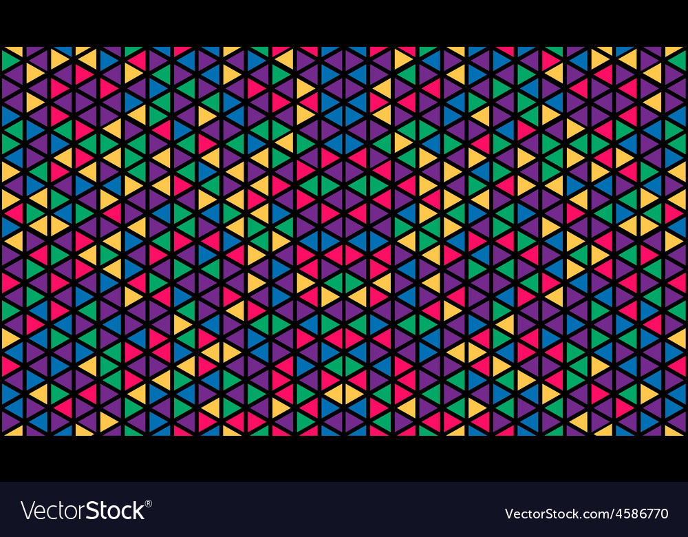 Abstract geometric triangle seamless pattern