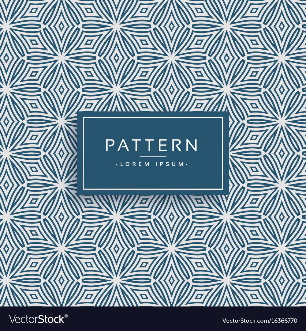 Abstract line flower style pattern background