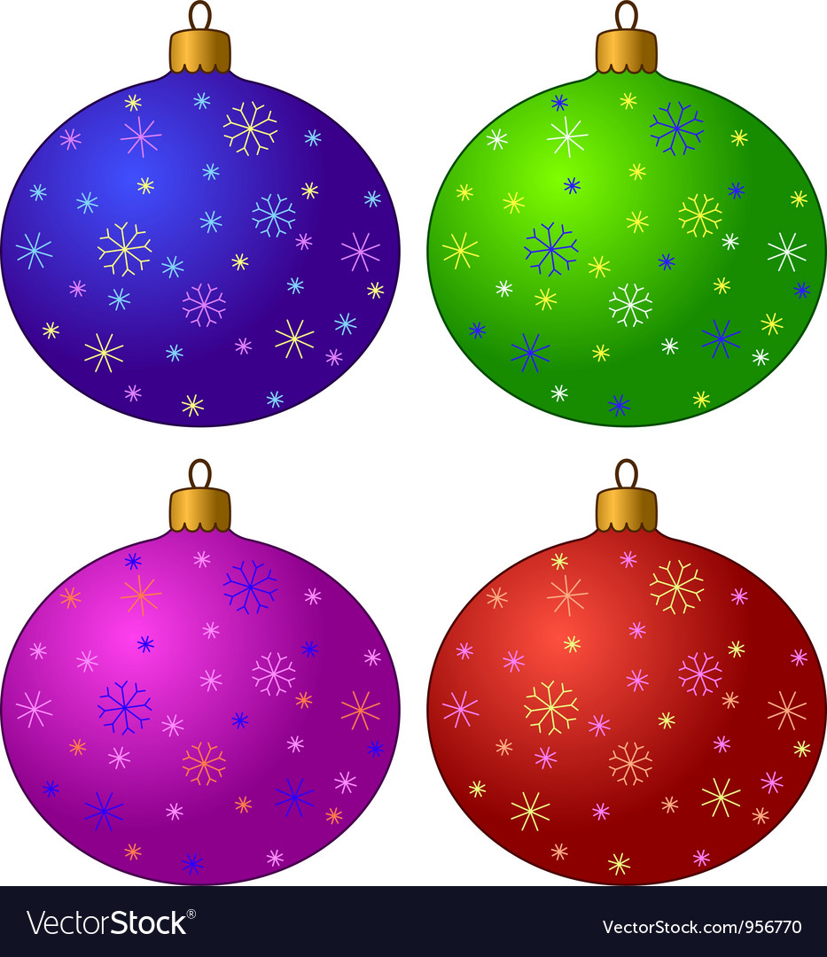 Christmas-tree decorations set